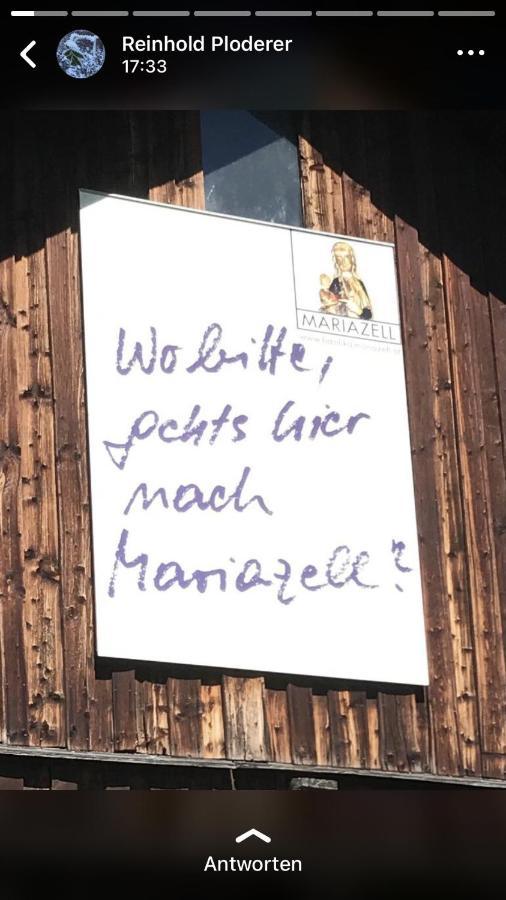 Ferienwohnung Alte Schule Weichselboden Exterior foto